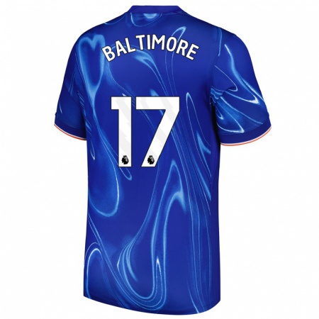 Kandiny Heren Sandy Baltimore #17 Blauw Wit Thuisshirt Thuistenue 2024/25 T-Shirt