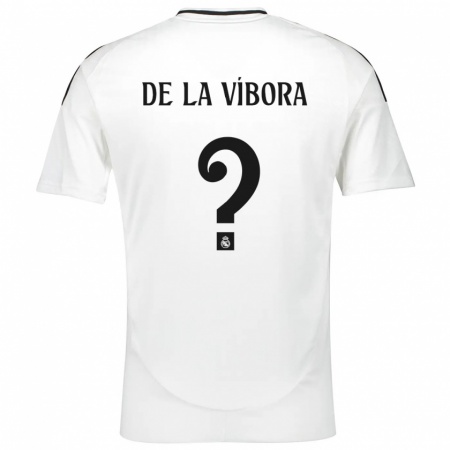 Kandiny Heren David De La Víbora #0 Wit Thuisshirt Thuistenue 2024/25 T-Shirt