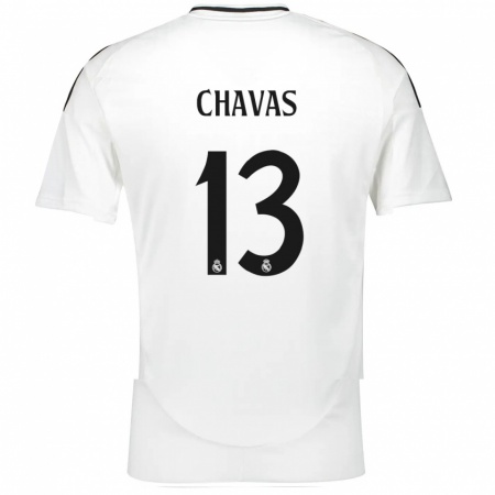 Kandiny Uomo Maglia Mylène Chavas #13 Bianco Kit Gara Home 2024/25 Maglietta