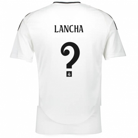 Kandiny Uomo Maglia Yeray Lancha #0 Bianco Kit Gara Home 2024/25 Maglietta