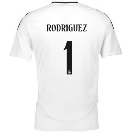 Kandiny Uomo Maglia Misa Rodriguez #1 Bianco Kit Gara Home 2024/25 Maglietta