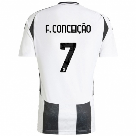 Kandiny Heren Francisco Conceição #7 Blauw Wit Thuisshirt Thuistenue 2024/25 T-Shirt