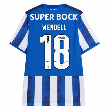 Kandiny Heren Wendell #18 Blauw Wit Thuisshirt Thuistenue 2024/25 T-Shirt