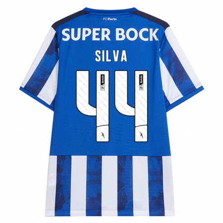 Kandiny Heren Felipe Silva #44 Blauw Wit Thuisshirt Thuistenue 2024/25 T-Shirt