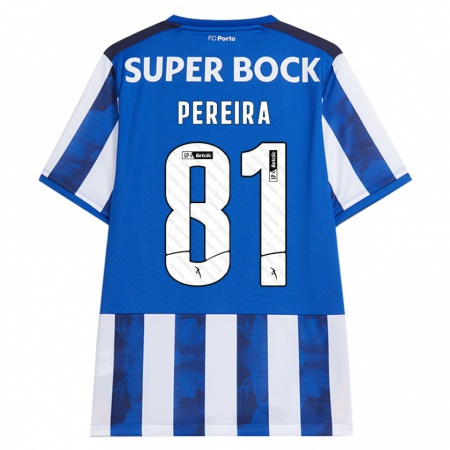 Kandiny Heren Martim Pereira #81 Blauw Wit Thuisshirt Thuistenue 2024/25 T-Shirt