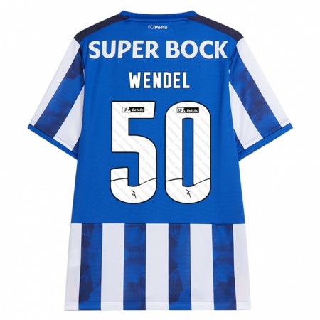 Kandiny Heren Wendel #50 Blauw Wit Thuisshirt Thuistenue 2024/25 T-Shirt