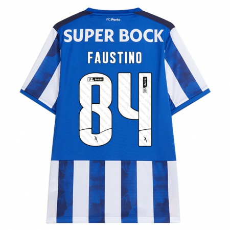 Kandiny Heren Levi Faustino #84 Blauw Wit Thuisshirt Thuistenue 2024/25 T-Shirt