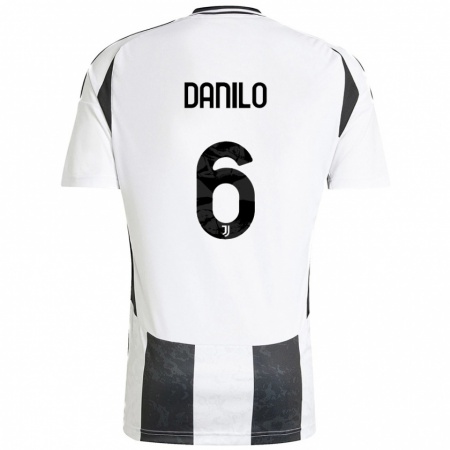 Kandiny Heren Danilo #6 Wit Zwart Thuisshirt Thuistenue 2024/25 T-Shirt