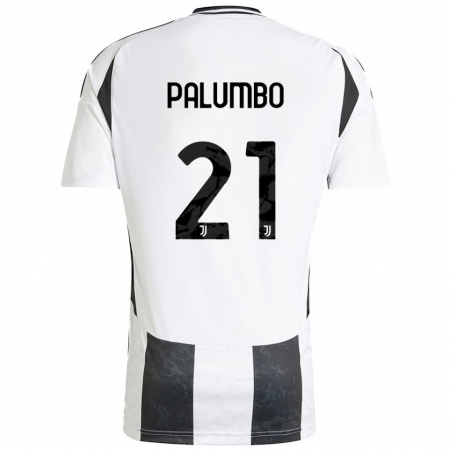 Kandiny Heren Martin Palumbo #21 Wit Zwart Thuisshirt Thuistenue 2024/25 T-Shirt