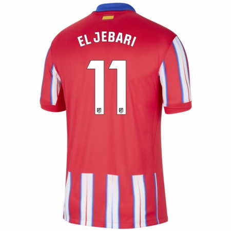 Kandiny Heren Salim El Jebari #11 Rood Wit Blauw Thuisshirt Thuistenue 2024/25 T-Shirt