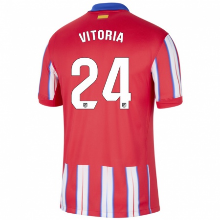 Kandiny Heren Ana Vitória #24 Rood Wit Blauw Thuisshirt Thuistenue 2024/25 T-Shirt