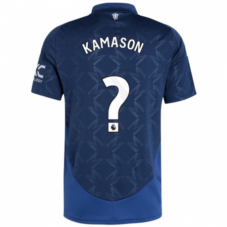 Kandiny Heren Jaydan Kamason #0 Indigo Uitshirt Uittenue 2024/25 T-Shirt