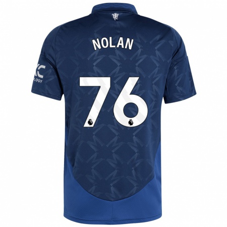 Kandiny Heren James Nolan #76 Indigo Uitshirt Uittenue 2024/25 T-Shirt