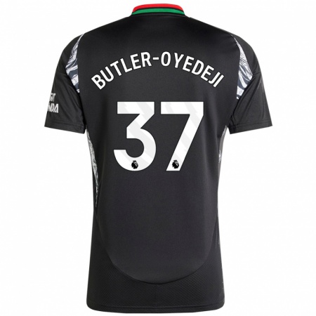 Kandiny Heren Nathan Butler-Oyedeji #37 Zwart Uitshirt Uittenue 2024/25 T-Shirt