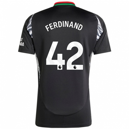 Kandiny Heren Seb Ferdinand #42 Zwart Uitshirt Uittenue 2024/25 T-Shirt