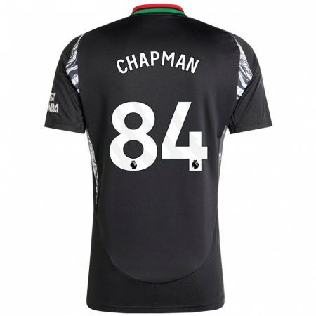 Kandiny Heren Samuel Chapman #84 Zwart Uitshirt Uittenue 2024/25 T-Shirt