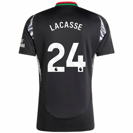 Kandiny Uomo Maglia Cloé Lacasse #24 Nero Kit Gara Away 2024/25 Maglietta