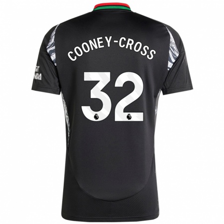 Kandiny Heren Kyra Cooney-Cross #32 Zwart Uitshirt Uittenue 2024/25 T-Shirt