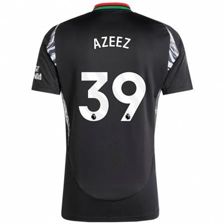 Kandiny Heren Miguel Azeez #39 Zwart Uitshirt Uittenue 2024/25 T-Shirt