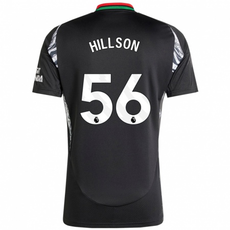 Kandiny Heren James Hillson #56 Zwart Uitshirt Uittenue 2024/25 T-Shirt