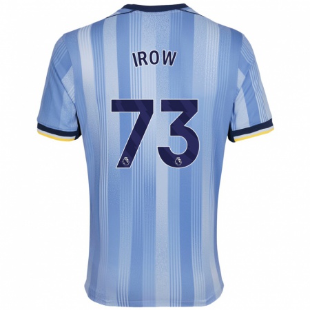 Kandiny Uomo Maglia Oliver Irow #73 Azzurro Chiaro Kit Gara Away 2024/25 Maglietta