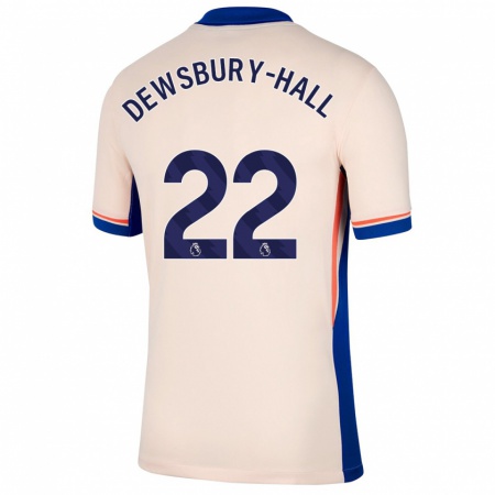 Kandiny Heren Kiernan Dewsbury-Hall #22 Lichtbeige Uitshirt Uittenue 2024/25 T-Shirt