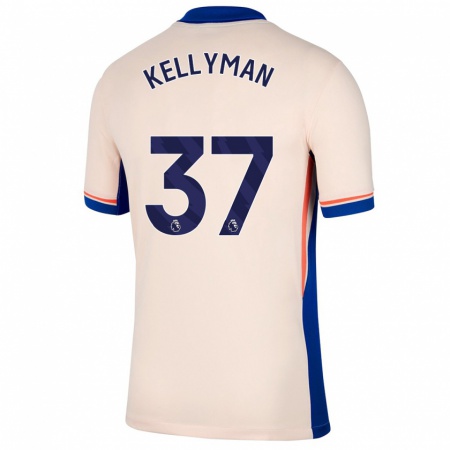 Kandiny Heren Omari Kellyman #37 Lichtbeige Uitshirt Uittenue 2024/25 T-Shirt