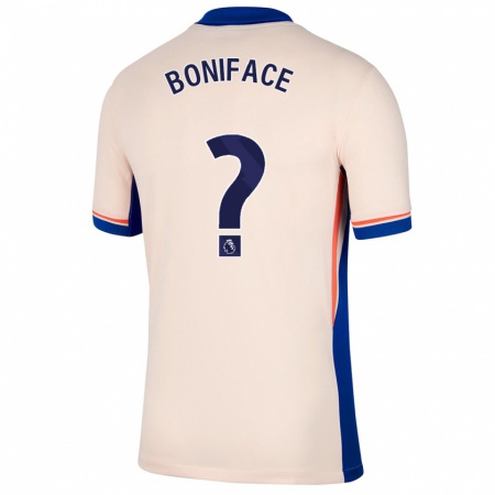 Kandiny Uomo Maglia Somto Boniface #0 Beige Chiaro Kit Gara Away 2024/25 Maglietta