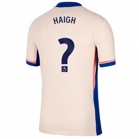 Kandiny Uomo Maglia Joe Haigh #0 Beige Chiaro Kit Gara Away 2024/25 Maglietta