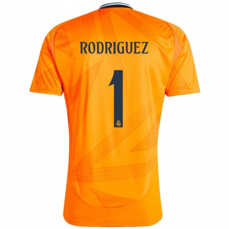 Kandiny Heren Misa Rodriguez #1 Oranje Uitshirt Uittenue 2024/25 T-Shirt