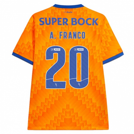 Kandiny Heren André Franco #20 Oranje Uitshirt Uittenue 2024/25 T-Shirt