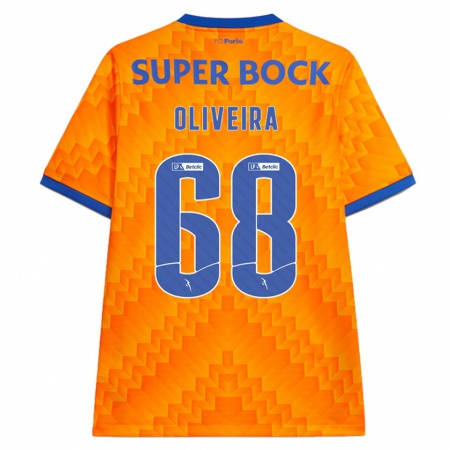 Kandiny Herren André Oliveira #68 Orange Auswärtstrikot Trikot 2024/25 T-Shirt Österreich