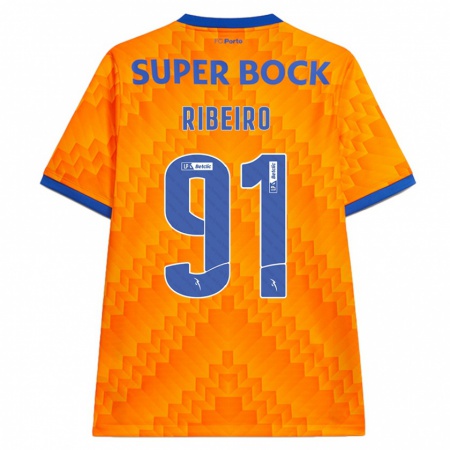 Kandiny Heren Gonçalo Ribeiro #91 Oranje Uitshirt Uittenue 2024/25 T-Shirt