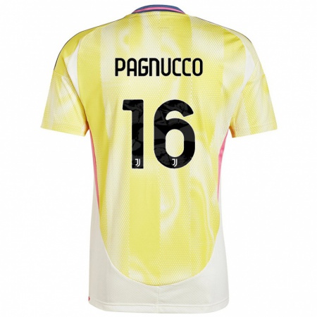 Kandiny Heren Filippo Pagnucco #16 Zonnig Geel Uitshirt Uittenue 2024/25 T-Shirt