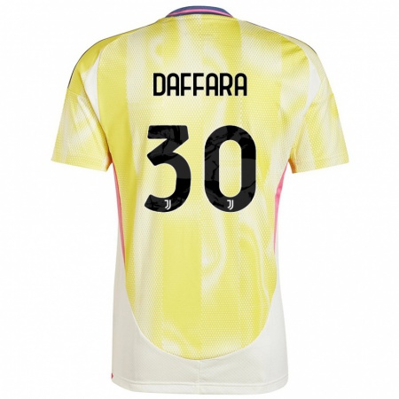 Kandiny Heren Giovanni Daffara #30 Zonnig Geel Uitshirt Uittenue 2024/25 T-Shirt