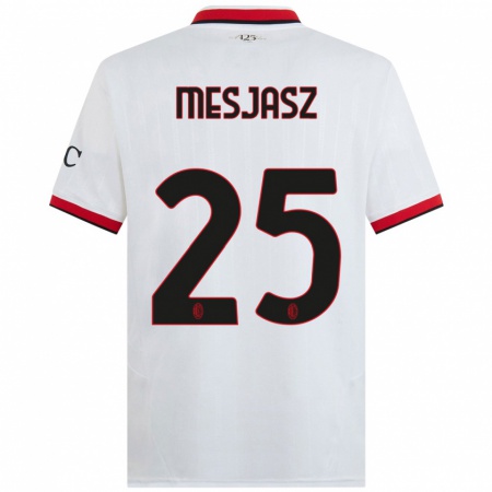 Kandiny Heren Małgorzata Mesjasz #25 Wit Zwart Rood Uitshirt Uittenue 2024/25 T-Shirt