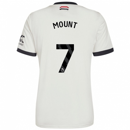 Kandiny Heren Mason Mount #7 Gebroken Wit Thuisshirt Derde Tenue 2024/25 T-Shirt