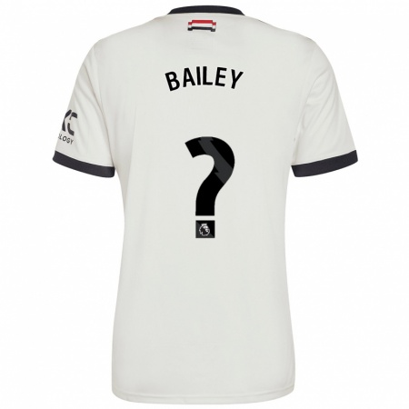 Kandiny Heren James Bailey #0 Gebroken Wit Thuisshirt Derde Tenue 2024/25 T-Shirt