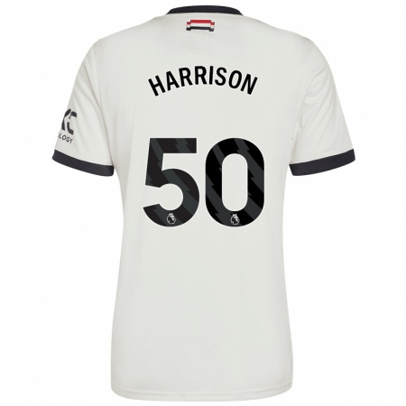 Kandiny Heren Elyh Harrison #50 Gebroken Wit Thuisshirt Derde Tenue 2024/25 T-Shirt