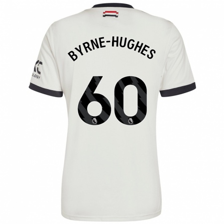 Kandiny Heren Cameron Byrne-Hughes #60 Gebroken Wit Thuisshirt Derde Tenue 2024/25 T-Shirt