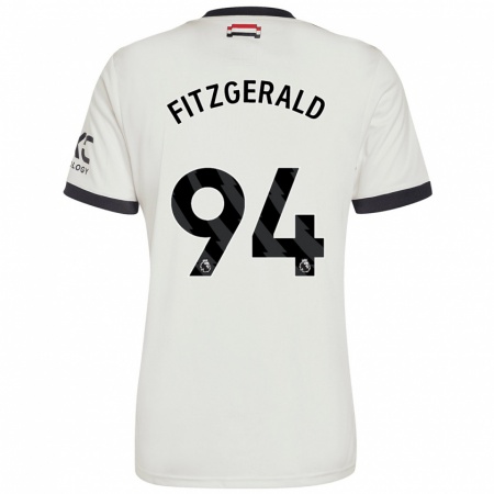 Kandiny Heren Jayce Fitzgerald #94 Gebroken Wit Thuisshirt Derde Tenue 2024/25 T-Shirt