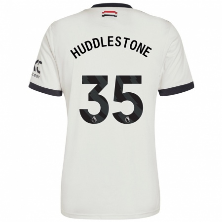 Kandiny Heren Tom Huddlestone #35 Gebroken Wit Thuisshirt Derde Tenue 2024/25 T-Shirt