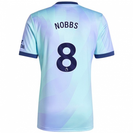 Kandiny Heren Nobbs #8 Aqua Thuisshirt Derde Tenue 2024/25 T-Shirt