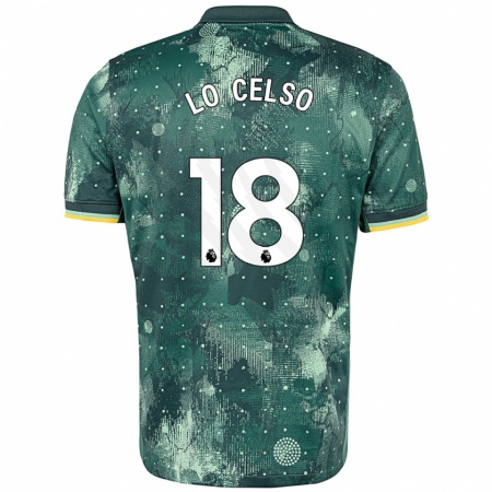 Kandiny Heren Giovani Lo Celso #20 Muntgroen Thuisshirt Derde Tenue 2024/25 T-Shirt