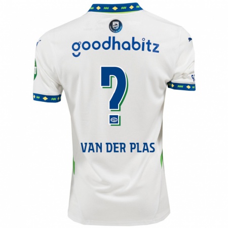 Kandiny Uomo Maglia Sven Van Der Plas #0 Bianco Blu Scuro Kit Gara Third 2024/25 Maglietta