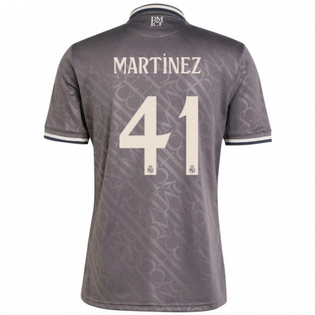 Kandiny Uomo Maglia Joan Martínez #41 Antracite Kit Gara Third 2024/25 Maglietta