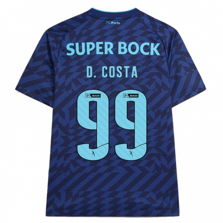 Kandiny Heren Diogo Costa #99 Marineblauw Thuisshirt Derde Tenue 2024/25 T-Shirt