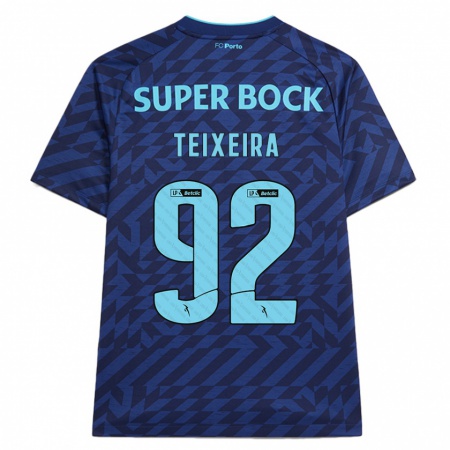 Kandiny Heren João Teixeira #92 Marineblauw Thuisshirt Derde Tenue 2024/25 T-Shirt