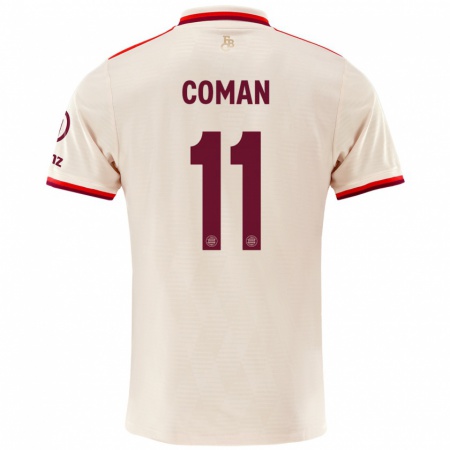 Kandiny Uomo Maglia Kingsley Coman #11 Lino Kit Gara Third 2024/25 Maglietta