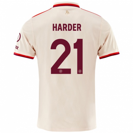 Kandiny Herren Pernille Harder #21 Leinen Ausweichtrikot Trikot 2024/25 T-Shirt Österreich